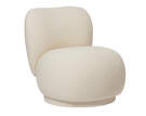 Křeslo Rico Lounge Piccolo Nordic Bouclé, off-white