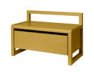 Lavice s úložným prostorem Little Architect, yellow