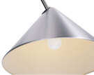 Stojací lampa Compass, brushed aluminium