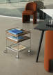 Servírovací vozík Alima NDS2, chrome / oak