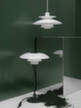 Stolní lampa PH 3/2, glossy dark green