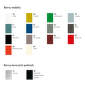 Vzorník barev pro židle Eames