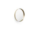 Zrcadlo Darkly small, brushed brass