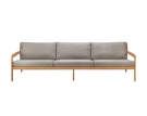 Outdoor sofa Jack, 265 cm, teak / Mocha