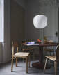 lampa Rime Pendant Lamp Ø45, opal/deep red