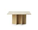 stolek-Edge Coffee Table Large, travertine