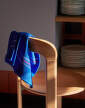 uterka-Canteen Tea Towel, blue pinstripe