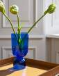 vaza-Bottoms Up Vase Small, electric blue