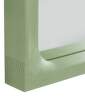 zrcadlo-Arced Mirror 80x55, light green