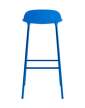 stolicka-Form Bar Chair 75 cm Steel, bright blue