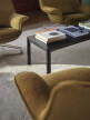 Křeslo Doze Lounge Chair Low Swivel, Hearth 8 / polished aluminum