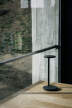Stolní lampa Oblique, matte anthracite