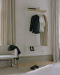 Policová sestava Wardrobe Shelf 1, oak/white