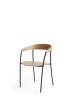 Židle Missing Armchair, lacquered oak
