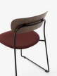 Židle Pavilion AV52, walnut/Fiord 581