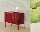 Skříňka Perforated Cabinet Floor Small, wine red