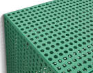 Skříňka Perforated Cabinet, soft jade