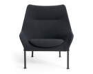 Křeslo O2, soft black textile