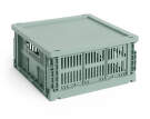 Plastové víko Colour Crate Cube/Square M, sage green