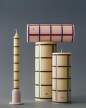 Svícen Tube Small, pale pink
