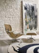 Eames Lounge Chair & Ottoman Chestnut Natural, Nubia 02