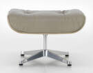 Ottoman Eames Lounge Cherry, Leather Natural F78 dark sand