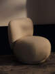 Křeslo Rico Lounge Piccolo Nordic Bouclé, off-white