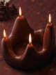 Svíčka Stala Ring, dark grape