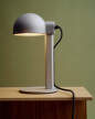 Stolní lampa Posto, silver grey