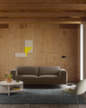 Váza Ridge H16, light orange frosted glass