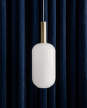 Lampa Collect High, brass/opal tall