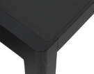 Workshop Table 140 x 92 cm, black oak / black linoleum