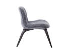 Goose Lounge Chair, Black Sheepskin Graphite