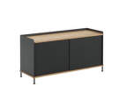 Komoda Enfold Sideboard 124x63, oak/anthracite black