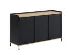 Komoda Enfold Sideboard 148x85, oak/anthracite black