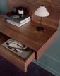 stul-Tana Wall Mounted Desk, walnut