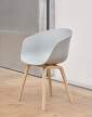 zidle-AAC 22 Chair Oak Veneer, concrete grey
