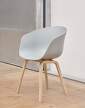 zidle-AAC 22 Chair Oak Veneer, concrete grey