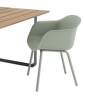 zidle-Fiber Outdoor Armchair, dusty green