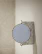 zrcadlo-Pepe Marble Wall Mirror, brass / white marble