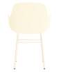 zidle-Form Armchair Steel, cream