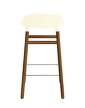 stolicka-Form Bar Chair 65 cm Walnut, cream