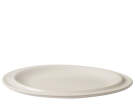 Talíř Edge Plate Ø21 cm 2ks, ecru stoneware