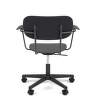 Kancelářská židle Co Task Chair s područkami, black/black oak