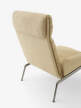Křeslo Muno LN17 High Back w. Arms, Clay 7/dark chrome