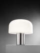 Stolní lampa Bellhop Glass T, bright aluminum