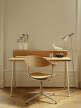 Kancelářská židle Mynt Plywood, natural oak/blasted aluminium