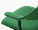 Kancelářská židle Mynt Upholstery, emerald/malachite/bottle green