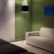 Stojací lampa Ray F2, black