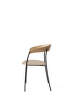 Židle Missing Armchair, lacquered oak